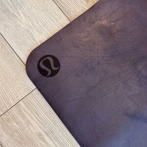 Lululemon Purple Yoga Mat with Logo